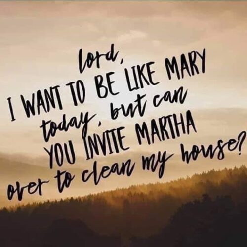 Martha Welcomed Him, Mary Worshiped Him